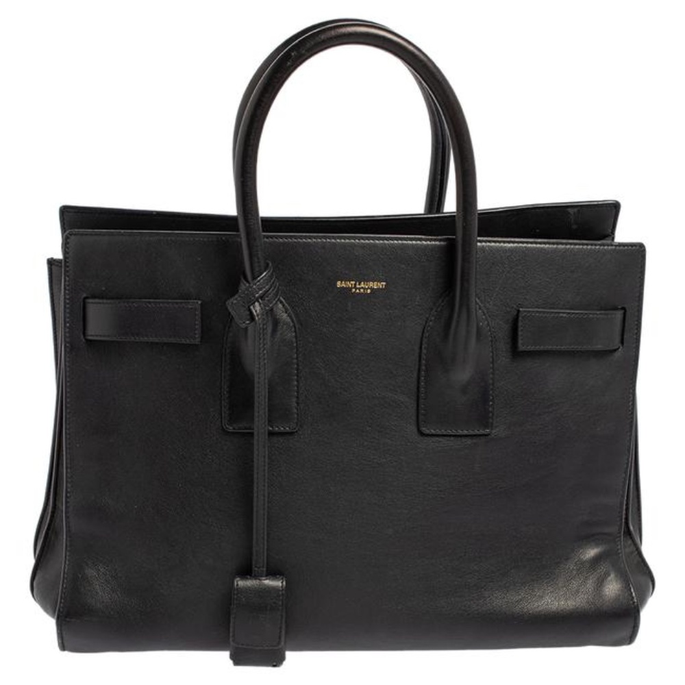 Saint Laurent Sac de Jour Midnight Leather Small Classic Tote